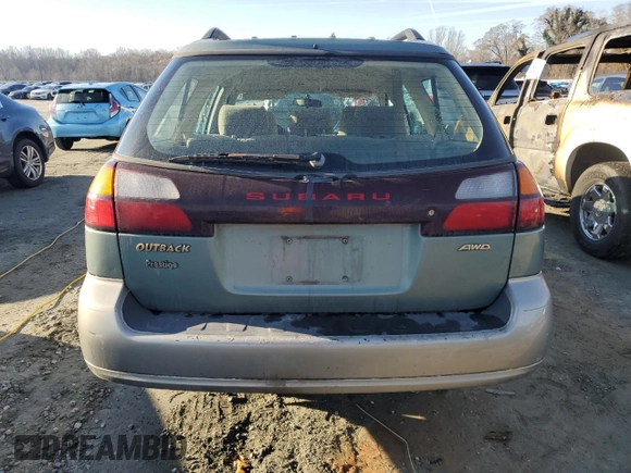 2003 Subaru Legacy Outback with VIN 4S3BH665737642976, listed as a Copart auction lot 85114634 with 116,843 mi miles and Salvage title. Bid and sale history available at DreamBid. Image 6.