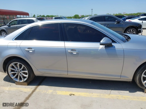 2019 Audi A4 Premium with VIN WAUGMAF40KN002742, listed as a IAAI auction lot 41902534 with 87,165 mi miles. Bid and sale history available at carsss.com. Image 13.