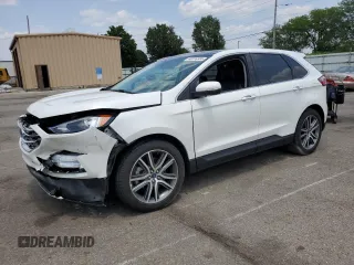 2022 Ford Edge Titanium with VIN 2FMPK4K92NBA96324, listed as a Copart auction lot 60516385 with Not provided miles and Salvage title. Bid and sale history available at DreamBid. Image 1.