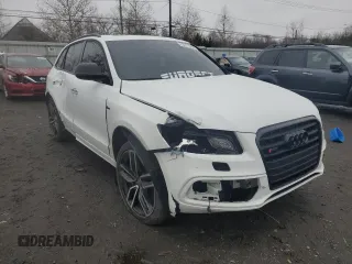 2017 Audi SQ5 Premium Plus with VIN WA1CCAFPXHA076226, listed as a Copart auction lot 83871364 with 42,886 mi miles and Salvage Title. Bid and sale history available at carsss.com. Image 4.