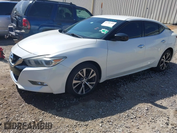 2016 Nissan Maxima SV with VIN 1N4AA6APXGC402994, listed as a IAAI auction lot 41741709 with 96,681 mi miles and . Bid and sale history available at DreamBid. Image 17.