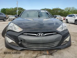 2014 Hyundai Genesis Coupe Premium with VIN KMHHT6KD4EU115015, listed as a Copart auction lot 54055895 with 199,541 mi miles and Salvage title. Bid and sale history available at DreamBid. Image 5.