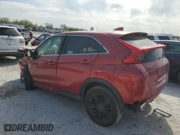 2018 Mitsubishi Eclipse Cross LE с VIN JA4AT4AA9JZ067729, выставлен на аукционе Copart как лот 53556845 с пробегом Не указан миль и Списание • Salvage title. История ставок и продаж доступна на DreamBid. Изображение 2.