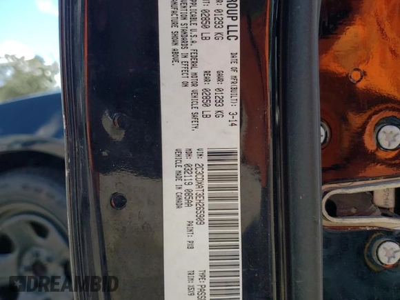 2014 Dodge Charger Police with VIN 2C3CDXAT3EH265909, listed as a Copart auction lot 72352974 with 95,582 mi miles and Salvage Title. Bid and sale history available at carsss.com. Image 13.