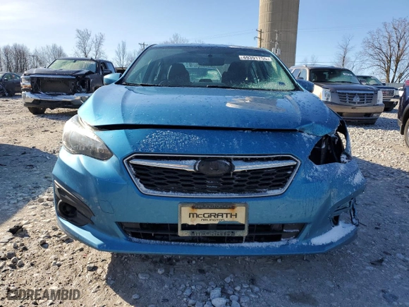 2017 Subaru Impreza Premium with VIN 4S3GKAB62H3626367, listed as a Copart auction lot 49391755 with 151,763 mi miles and Clean Title. Bid and sale history available at carsss.com. Image 5.