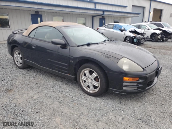 2001 Mitsubishi Eclipse GT with VIN 4A3AE85H31E023387, listed as a Copart auction lot 44310745 with 117,074 mi miles and Clean Title. Bid and sale history available at carsss.com. Image 4.