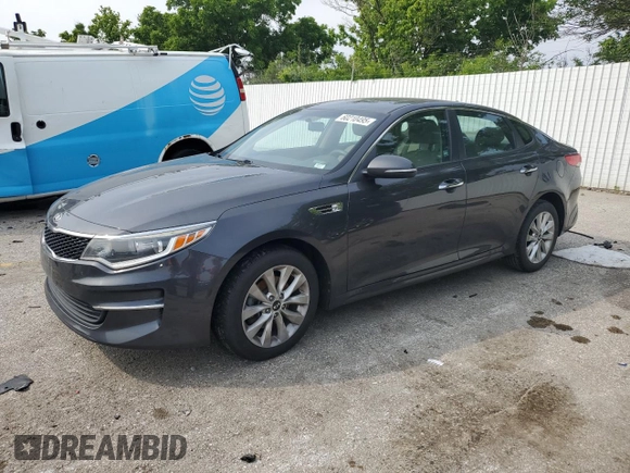 2017 Kia Optima LX with VIN 5XXGT4L32HG130715, listed as a Copart auction lot 60210495 with 132,934 mi miles and Clean title. Bid and sale history available at DreamBid. Image 1.