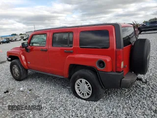 2007 Hummer H3 SUV with VIN 5GTDN13E678220716, listed as a Copart auction lot 52013895 with 221,784 mi miles and Salvage Title. Bid and sale history available at carsss.com. Image 2.