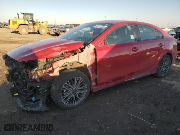 2024 Kia Forte GT-Line with VIN 3KPF54AD0RE776976, listed as a Copart auction lot 45841285 with 15,955 mi miles and Salvage Title. Bid and sale history available at carsss.com. Image 1.