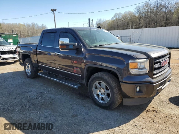 2015 GMC Sierra 1500 SLT with VIN 3GTU2VEC0FG365407, listed as a Copart auction lot 49766005 with 189,496 mi miles and Salvage Title. Bid and sale history available at DreamBid. Image 4.