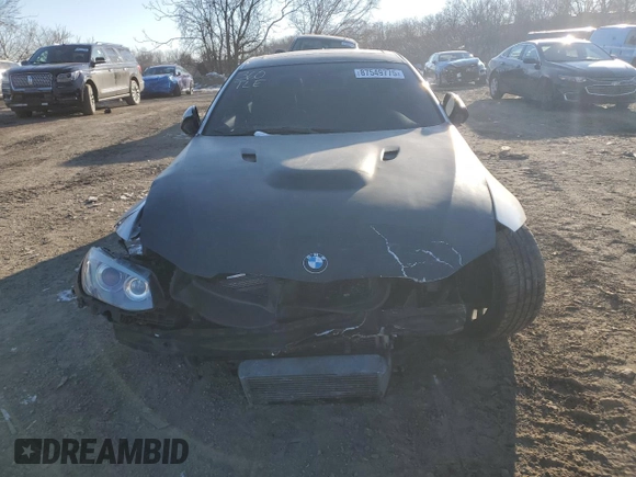 2011 BMW 3 Series 335is with VIN WBAKG1C58BE618199, listed as a Copart auction lot 87549775 with 102,081 mi miles and Salvage Title. Bid and sale history available at carsss.com. Image 5.