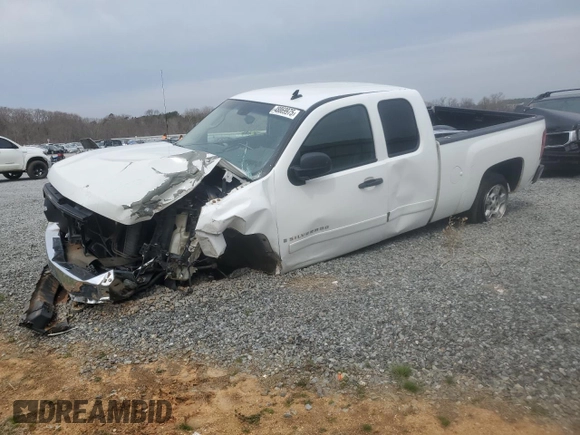 2007 Chevrolet Silverado 1500 Work Truck with VIN 1GCEC19C17Z544318, listed as a Copart auction lot 48869975 with Not Provided miles and Salvage Title. Bid and sale history available at DreamBid. Image 1.