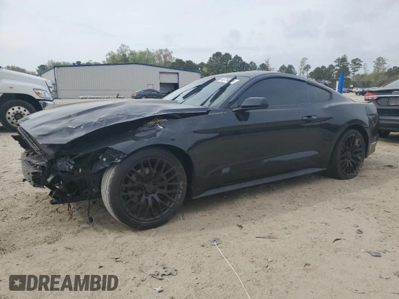 2017 Ford Mustang V6 with VIN 1FA6P8AM5H5271176, listed as a Copart auction lot 48754635 with 91,658 mi miles and Salvage Title. Bid and sale history available at carsss.com. Image 1.