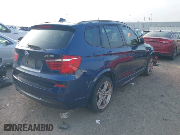 2011 BMW X3 35i with VIN 5UXWX7C5XBL732559, listed as a IAAI auction lot 41924705 with 164,290 mi miles and . Bid and sale history available at DreamBid. Image 4.