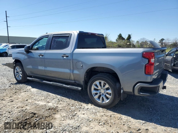 2021 Chevrolet Silverado 1500 Custom with VIN 1GCPWBEK3MZ437320, listed as a Copart auction lot 49348155 with 28,563 mi miles and Salvage Title. Bid and sale history available at DreamBid. Image 2.