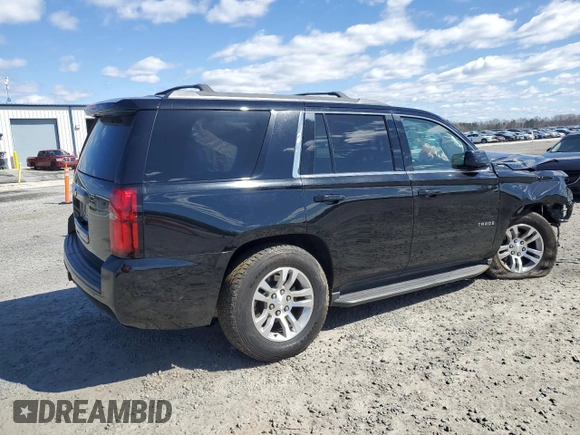2017 Chevrolet Tahoe LS with VIN 1GNSCAKC5HR368654, listed as a Copart auction lot 47991565 with 111,939 mi miles and Salvage title. Bid and sale history available at DreamBid. Image 3.