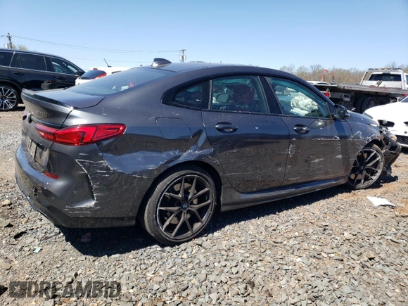 2021 BMW 2 Series M235i xDrive with VIN WBA13AL09M7G65294, listed as a Copart auction lot 53286575 with 44,540 mi miles and Salvage Title. Bid and sale history available at carsss.com. Image 3.
