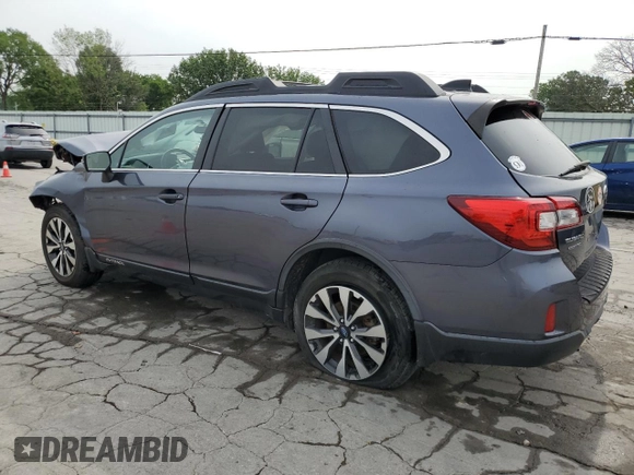 2016 Subaru Outback Limited with VIN 4S4BSENC0G3239071, listed as a Copart auction lot 60319515 with 70,325 mi miles and Salvage title. Bid and sale history available at DreamBid. Image 2.
