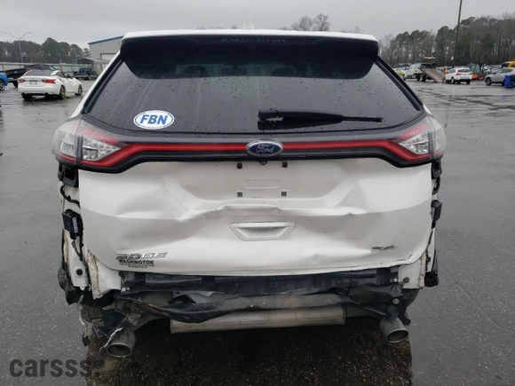 2017 Ford Edge SEL with VIN 2FMPK3J89HBC14215, listed as a Copart auction lot 44326895 with 122,841 mi miles and Salvage Title. Bid and sale history available at carsss.com. Image 6.