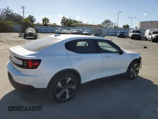 2023 Polestar 2 with VIN YSMEG3KA4PL141563, listed as a Copart auction lot 44264255 with 63,236 mi miles and Clean Title. Bid and sale history available at carsss.com. Image 3.