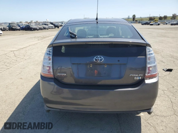 2008 Toyota Prius with VIN JTDKB20U983376482, listed as a Copart auction lot 52452105 with 146,652 mi miles and Salvage Title. Bid and sale history available at carsss.com. Image 6.