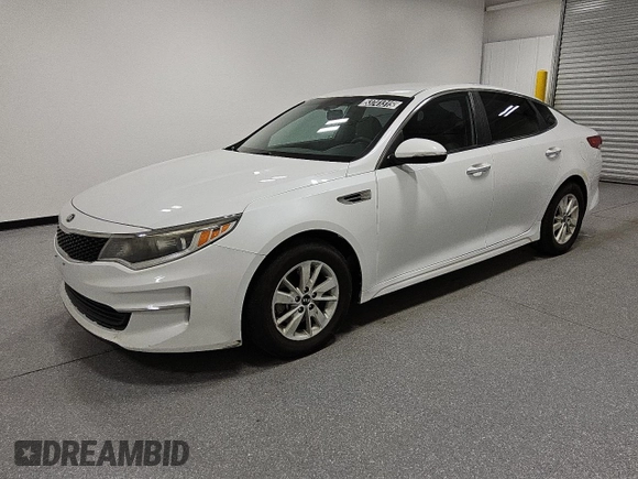 2017 Kia Optima LX with VIN 5XXGT4L3XHG166667, listed as a Copart auction lot 53741315 with 140,108 mi miles and Clean Title. Bid and sale history available at carsss.com. Image 1.