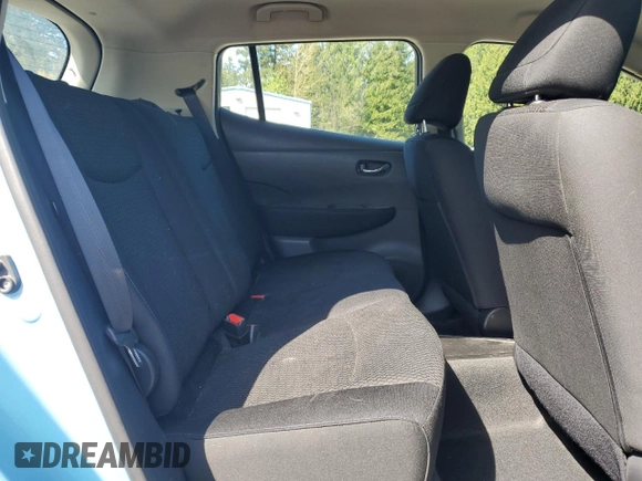 2015 Nissan LEAF S with VIN 1N4AZ0CP4FC315769, listed as a Copart auction lot 53134425 with 80,719 mi miles and Salvage Title. Bid and sale history available at DreamBid. Image 11.