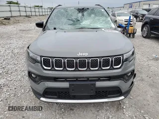 2023 Jeep Compass Limited с VIN 3C4NJDCN5PT523870, выставлен на аукционе Copart как лот 58393075 с пробегом 41 350 миль миль и Списание • Salvage title. История ставок и продаж доступна на DreamBid. Изображение 5.