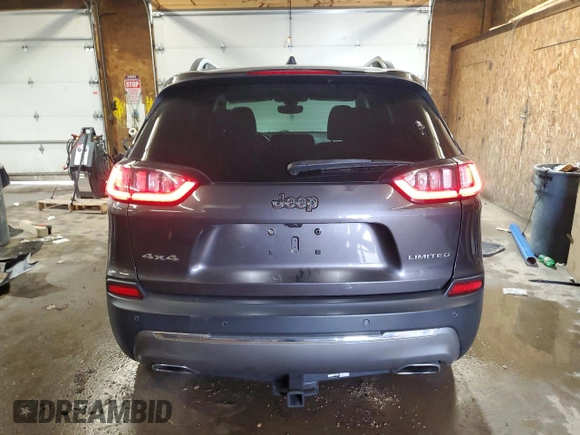 2019 Jeep Cherokee Limited with VIN 1C4PJMDX4KD430460, listed as a Copart auction lot 59853455 with 71,773 mi miles and Salvage title. Bid and sale history available at DreamBid. Image 6.