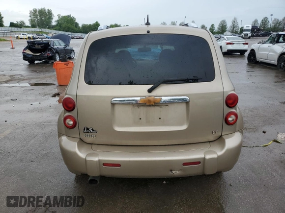 2008 Chevrolet HHR LT with VIN 3GNDA53P78S574448, listed as a Copart auction lot 56378765 with Not provided miles and Salvage title. Bid and sale history available at DreamBid. Image 6.