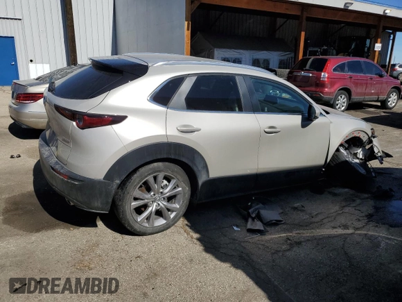 2023 Mazda CX-30 S Select with VIN 3MVDMBBM8PM571503, listed as a Copart auction lot 46948105 with 12,260 mi miles and Salvage Title. Bid and sale history available at DreamBid. Image 3.