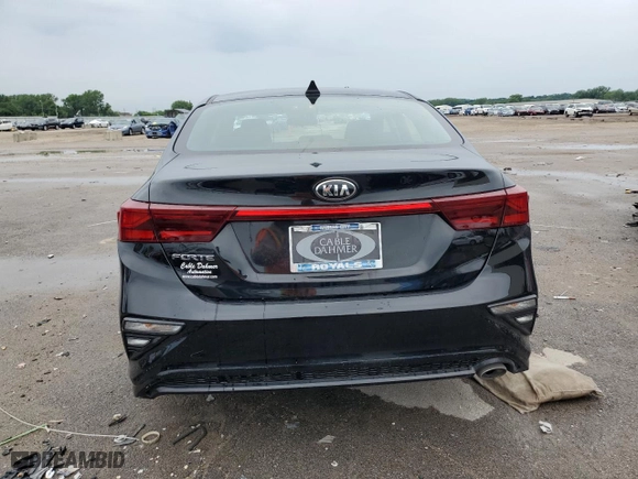 2021 Kia Forte LXS with VIN 3KPF24AD6ME412210, listed as a Copart auction lot 56917444 with 27,144 mi miles and Salvage Title. Bid and sale history available at carsss.com. Image 6.