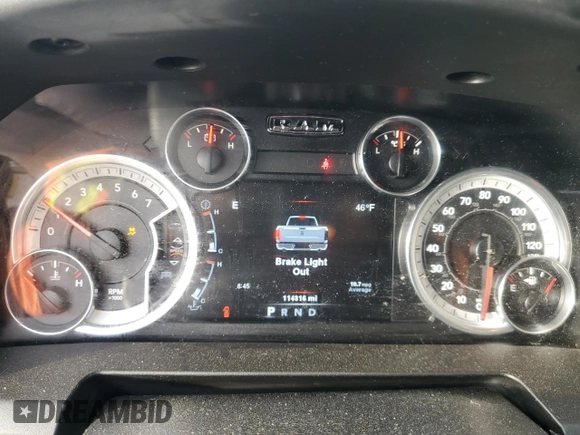 2014 Ram 2500 Big Horn with VIN 3C6UR5DJXEG323599, listed as a Copart auction lot 50371025 with 114,316 mi miles and Salvage Title. Bid and sale history available at carsss.com. Image 9.