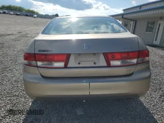 2003 Honda Accord LX with VIN 1HGCM56303A145989, listed as a Copart auction lot 56981815 with 67,652 mi miles and Salvage title. Bid and sale history available at DreamBid. Image 6.