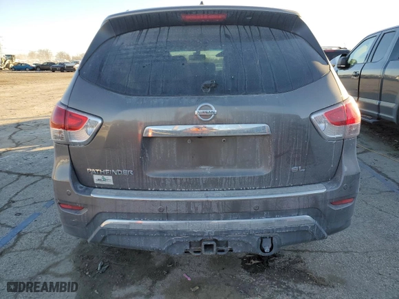2014 Nissan Pathfinder SV with VIN 5N1AR2MMXEC609326, listed as a Copart auction lot 42709365 with 121,486 mi miles and Salvage Title. Bid and sale history available at carsss.com. Image 6.