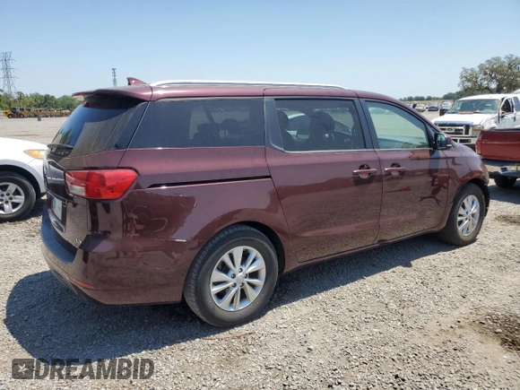 2018 Kia Sedona LX with VIN KNDMB5C10J6357318, listed as a Copart auction lot 54862705 with 64,474 mi miles and Salvage Title. Bid and sale history available at DreamBid. Image 3.