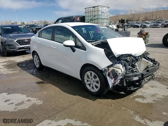 2012 Kia Rio LX with VIN KNADM4A32C6077392, listed as a Copart auction lot 49518665 with 117,358 mi miles and Salvage Title. Bid and sale history available at carsss.com. Image 14.