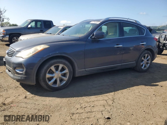 2008 Infiniti EX Journey with VIN JNKAJ09F18M361345, listed as a Copart auction lot 53766365 with 166,160 mi miles and Clean title. Bid and sale history available at DreamBid. Image 1.
