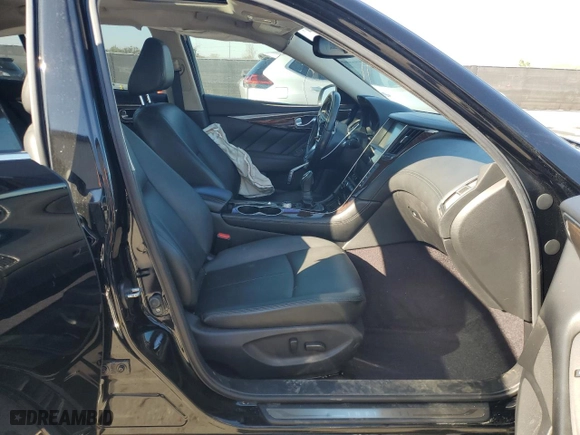 2018 Infiniti Q50 2.0t LUXE with VIN JN1CV7AP7JM240551, listed as a Copart auction lot 46914275 with NaN miles and Salvage Title. Bid and sale history available at carsss.com. Image 7.