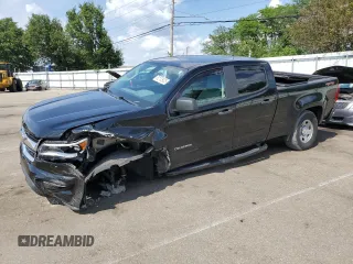 2020 Chevrolet Colorado 4WD Work Truck with VIN 1GCGTBEN8L1243902, listed as a Copart auction lot 62135925 with 53,616 mi miles and Salvage title. Bid and sale history available at DreamBid. Image 1.