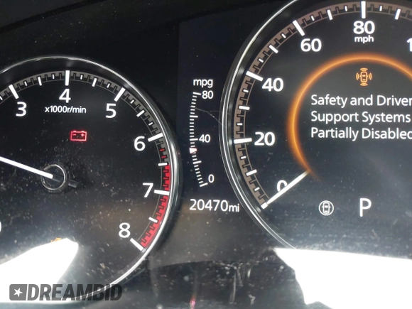 2023 Mazda CX-30 S Carbon Edition with VIN 3MVDMBCM0PM569100, listed as a IAAI auction lot 41978191 with 20,470 mi miles and . Bid and sale history available at DreamBid. Image 7.