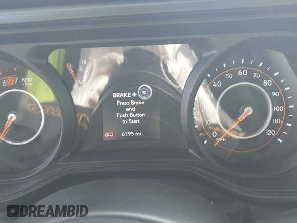 2024 Jeep Wrangler Sport S with VIN 1C4PJXDN4RW300936, listed as a IAAI auction lot 41671073 with 6,195 mi miles and . Bid and sale history available at DreamBid. Image 7.