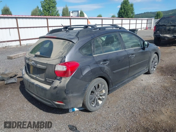 2014 Subaru Impreza Special Sports Limited with VIN JF1GPAS61E8276736, listed as a IAAI auction lot 42700344 with 149,089 mi miles and . Bid and sale history available at DreamBid. Image 4.