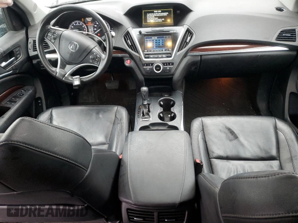 2014 Acura MDX Tech Pkg with VIN 5FRYD4H49EB045743, listed as a Copart auction lot 42409225 with 96,194 mi miles and Salvage Title. Bid and sale history available at carsss.com. Image 8.