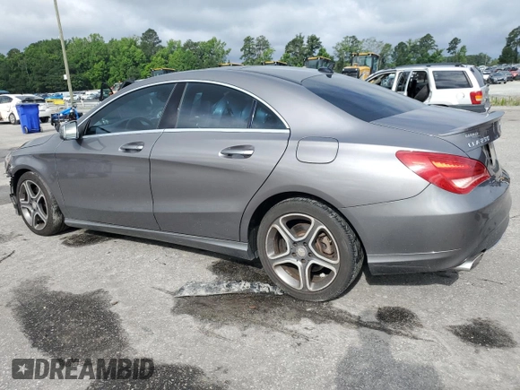 2014 Mercedes-Benz CLA 250 with VIN WDDSJ4GBXEN133966, listed as a Copart auction lot 59897715 with 100,509 mi miles and Salvage title. Bid and sale history available at DreamBid. Image 2.
