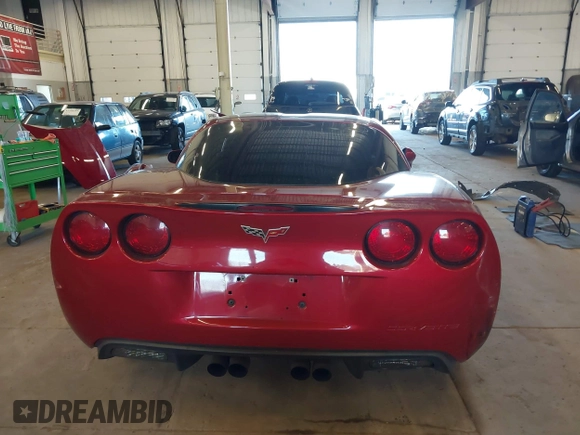2005 Chevrolet Corvette with VIN 1G1YY24U755114259, listed as a IAAI auction lot 41312843 with 57,254 mi miles. Bid and sale history available at carsss.com. Image 17.