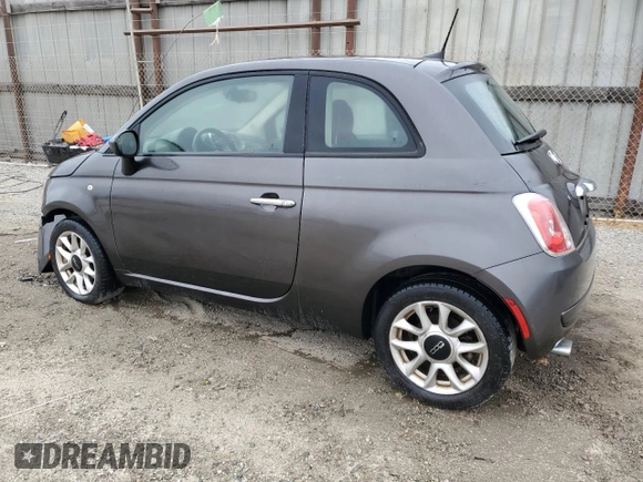2017 FIAT 500 Pop with VIN 3C3CFFKR7HT535856, listed as a Copart auction lot 54455365 with 215,098 mi miles and Clean Title. Bid and sale history available at carsss.com. Image 2.