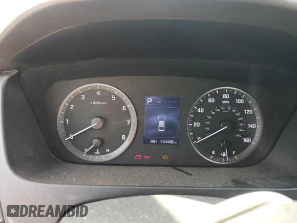 2017 Hyundai Sonata 2.4L with VIN 5NPE24AF0HH526606, listed as a Copart auction lot 54094545 with 134,482 mi miles and Clean Title. Bid and sale history available at DreamBid. Image 9.