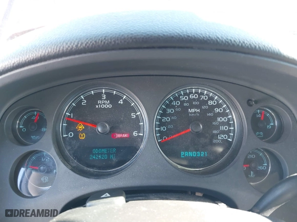 2008 Chevrolet Silverado 1500 LTZ with VIN 3GCEK13338G277180, listed as a IAAI auction lot 41628926 with 242,920 mi miles. Bid and sale history available at carsss.com. Image 7.