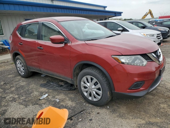 2016 Nissan Rogue SV with VIN KNMAT2MV5GP626187, listed as a Copart auction lot 54683805 with 92,526 mi miles and Clean Title. Bid and sale history available at carsss.com. Image 4.